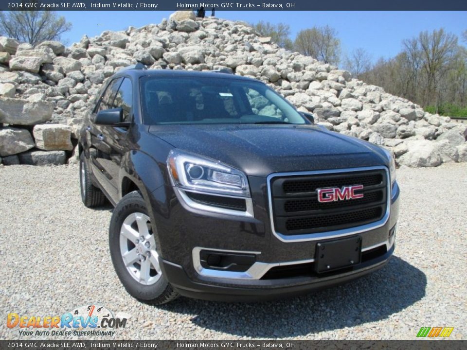 2014 GMC Acadia SLE AWD Iridium Metallic / Ebony Photo #1
