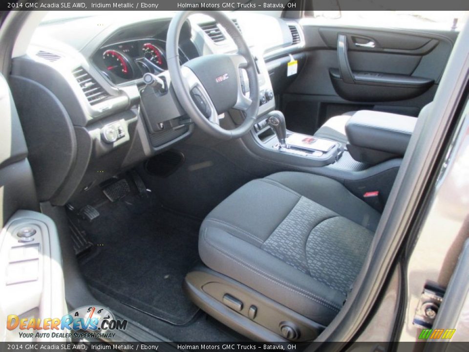 2014 GMC Acadia SLE AWD Iridium Metallic / Ebony Photo #5