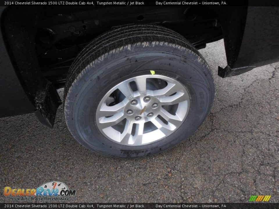 2014 Chevrolet Silverado 1500 LTZ Double Cab 4x4 Tungsten Metallic / Jet Black Photo #3
