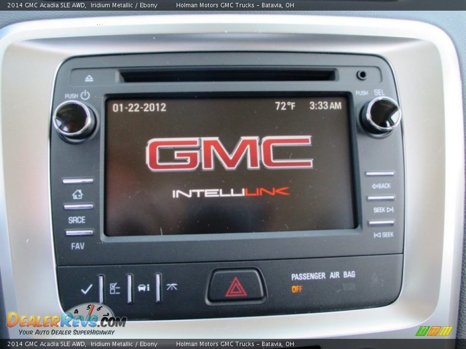2014 GMC Acadia SLE AWD Iridium Metallic / Ebony Photo #7