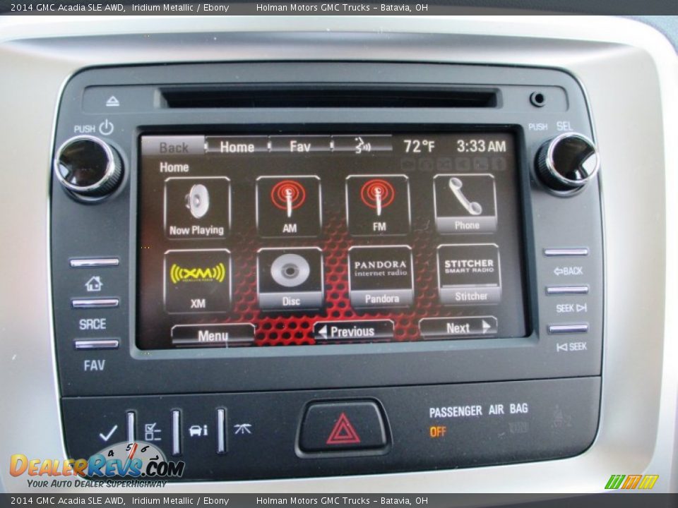 2014 GMC Acadia SLE AWD Iridium Metallic / Ebony Photo #8