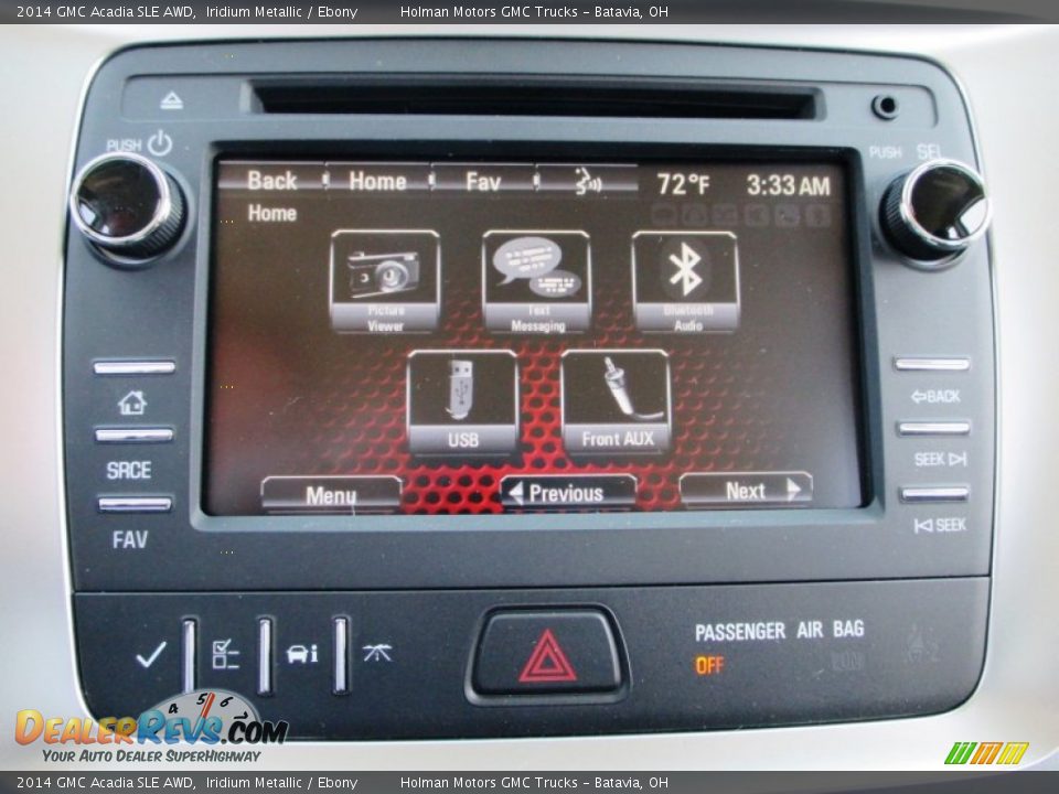 2014 GMC Acadia SLE AWD Iridium Metallic / Ebony Photo #9