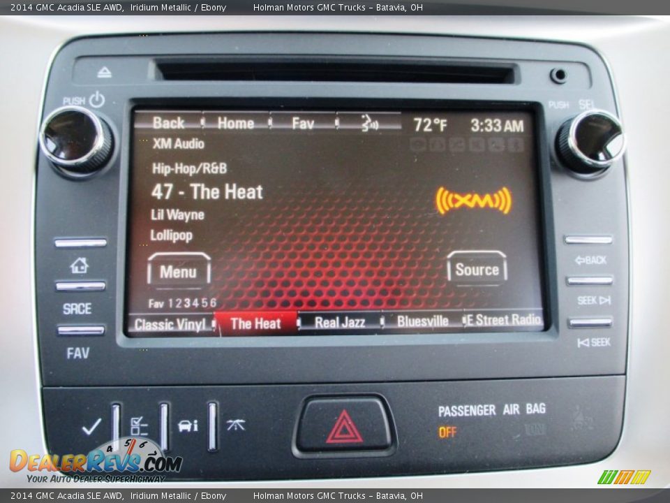 2014 GMC Acadia SLE AWD Iridium Metallic / Ebony Photo #10