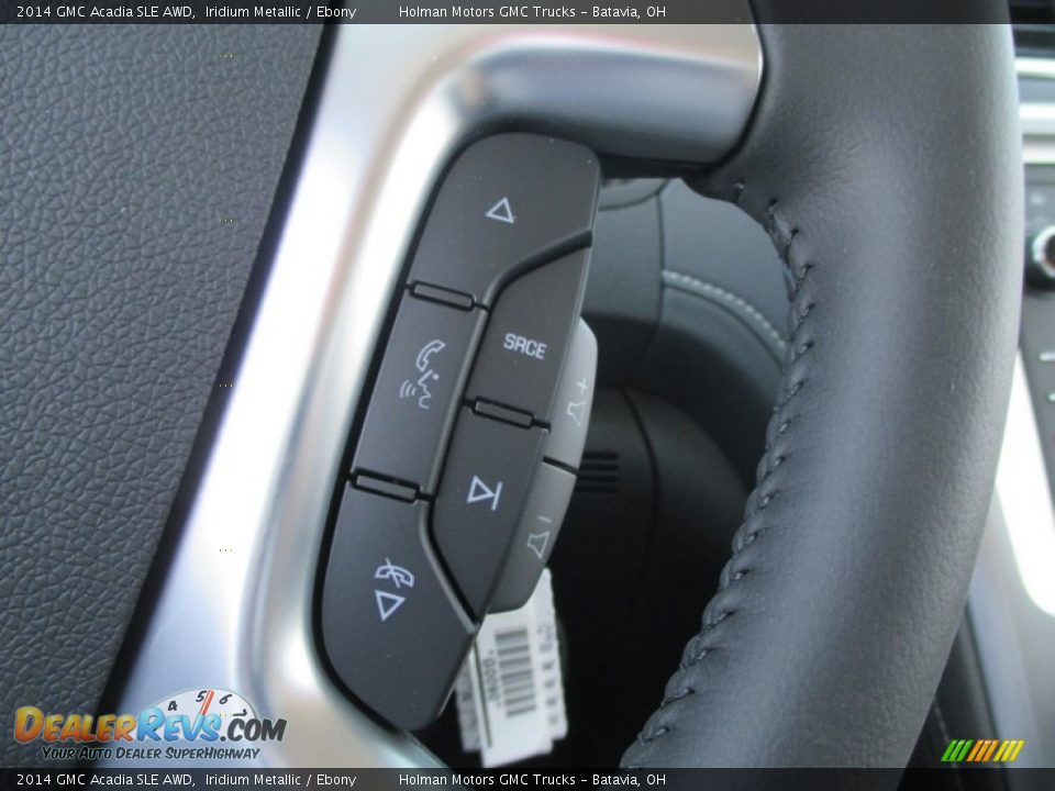 2014 GMC Acadia SLE AWD Iridium Metallic / Ebony Photo #15