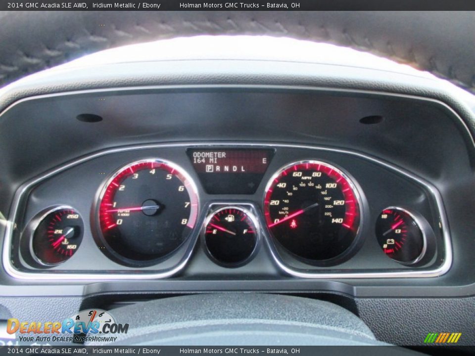 2014 GMC Acadia SLE AWD Iridium Metallic / Ebony Photo #17