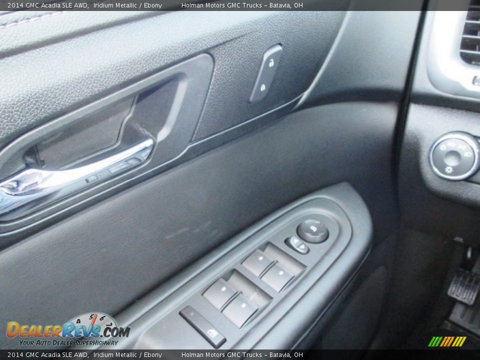 2014 GMC Acadia SLE AWD Iridium Metallic / Ebony Photo #18