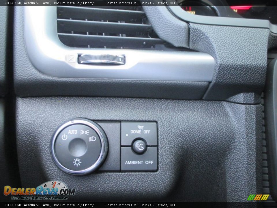 2014 GMC Acadia SLE AWD Iridium Metallic / Ebony Photo #19