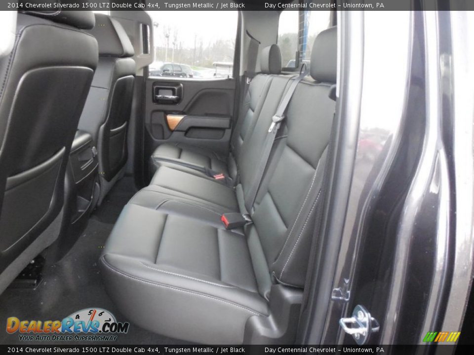 Rear Seat of 2014 Chevrolet Silverado 1500 LTZ Double Cab 4x4 Photo #15