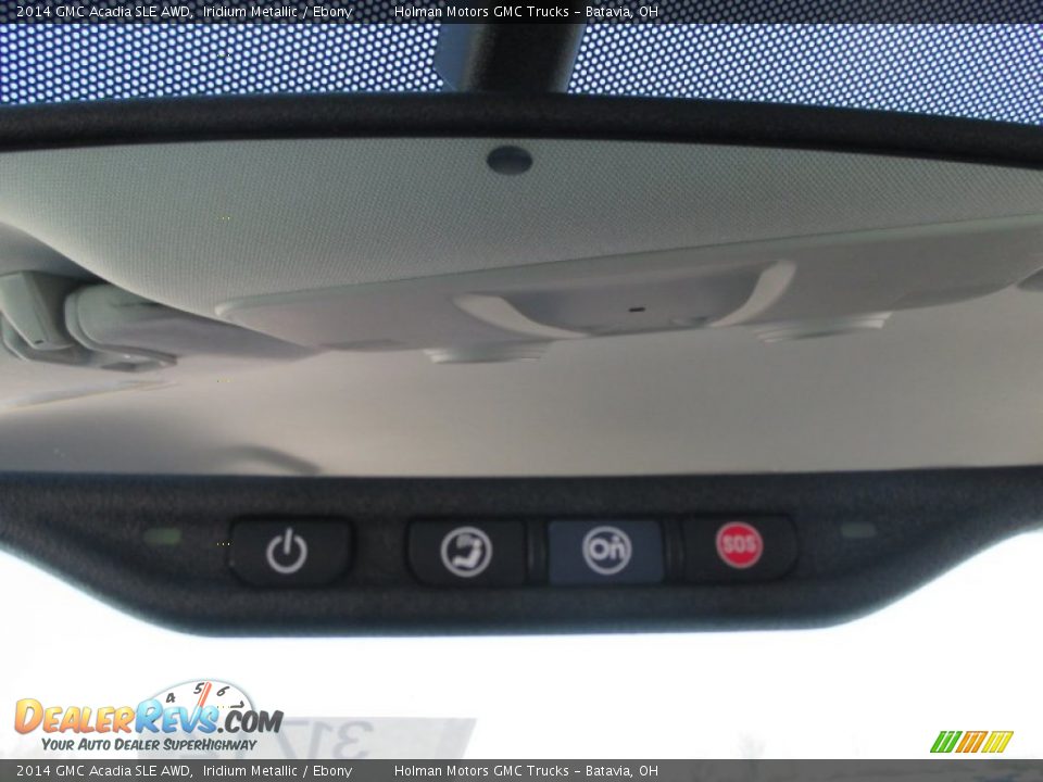 2014 GMC Acadia SLE AWD Iridium Metallic / Ebony Photo #20