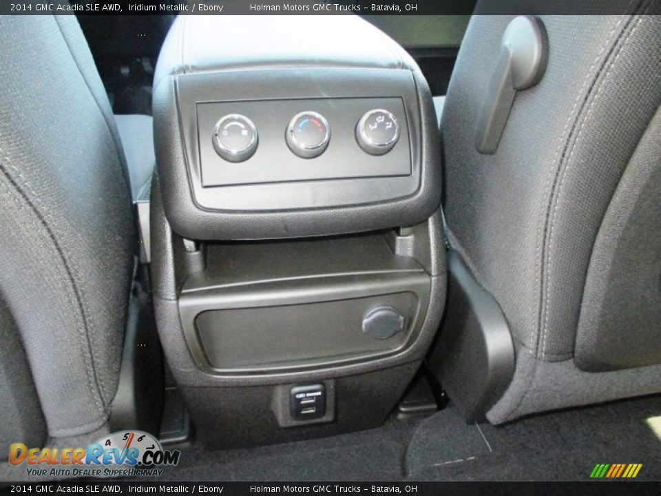 2014 GMC Acadia SLE AWD Iridium Metallic / Ebony Photo #22