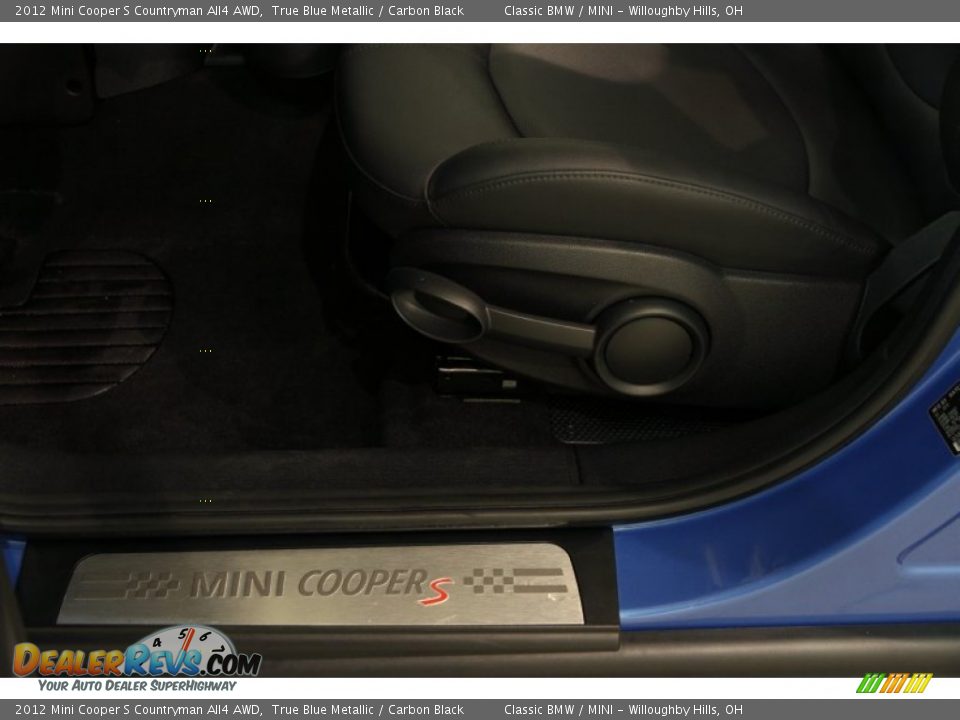 2012 Mini Cooper S Countryman All4 AWD True Blue Metallic / Carbon Black Photo #5
