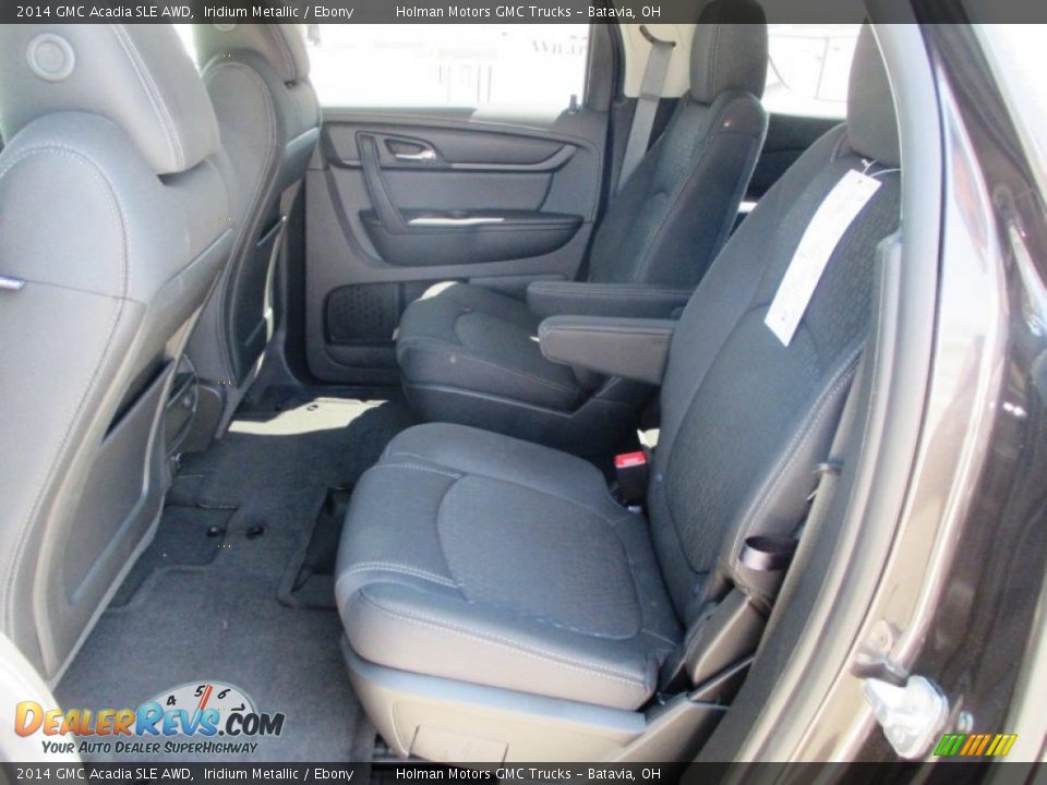 2014 GMC Acadia SLE AWD Iridium Metallic / Ebony Photo #23