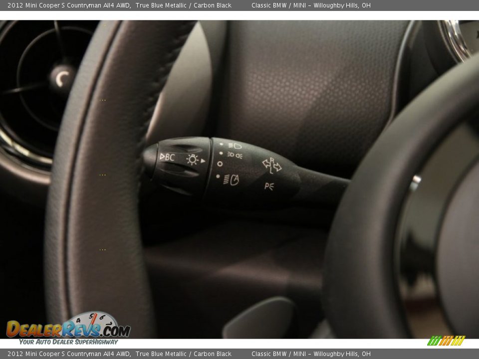 2012 Mini Cooper S Countryman All4 AWD True Blue Metallic / Carbon Black Photo #8