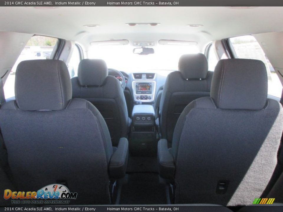 2014 GMC Acadia SLE AWD Iridium Metallic / Ebony Photo #27