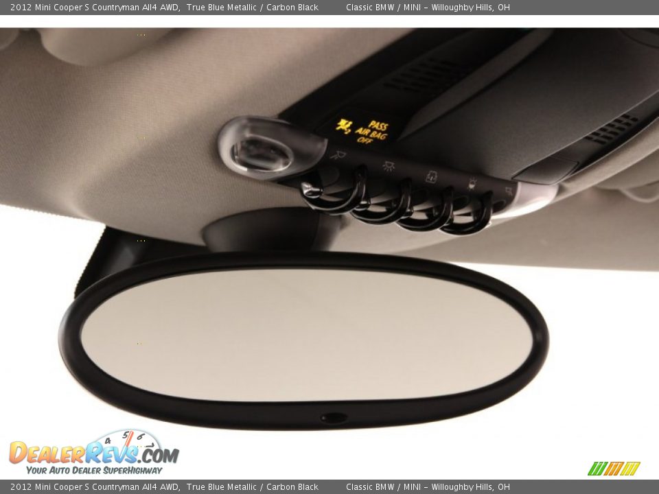 2012 Mini Cooper S Countryman All4 AWD True Blue Metallic / Carbon Black Photo #12