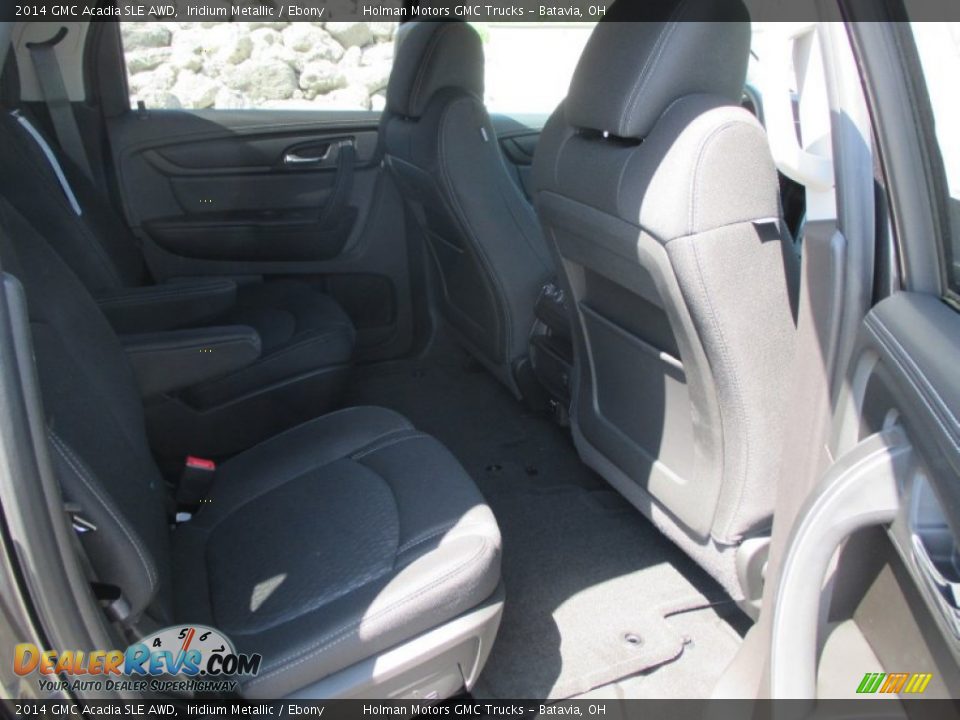 2014 GMC Acadia SLE AWD Iridium Metallic / Ebony Photo #29
