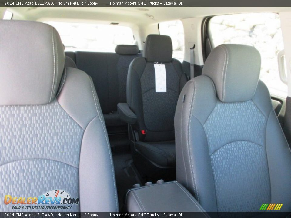 2014 GMC Acadia SLE AWD Iridium Metallic / Ebony Photo #31