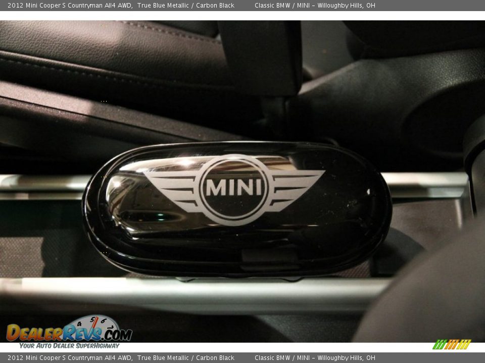 2012 Mini Cooper S Countryman All4 AWD True Blue Metallic / Carbon Black Photo #16