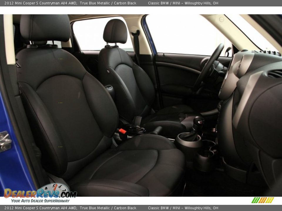 2012 Mini Cooper S Countryman All4 AWD True Blue Metallic / Carbon Black Photo #17