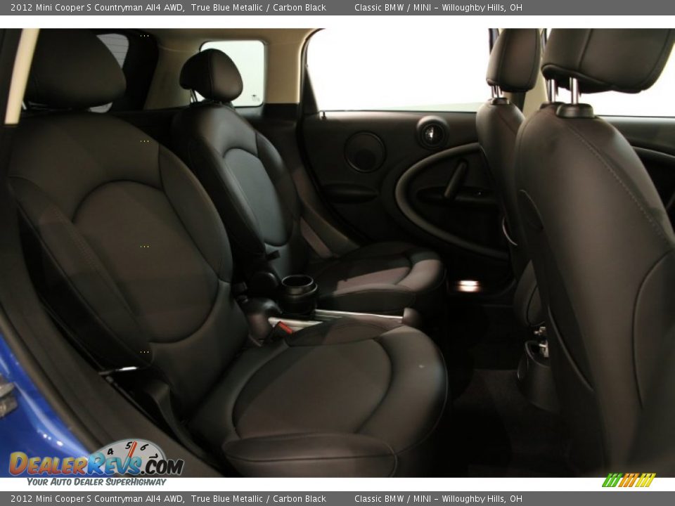 2012 Mini Cooper S Countryman All4 AWD True Blue Metallic / Carbon Black Photo #18
