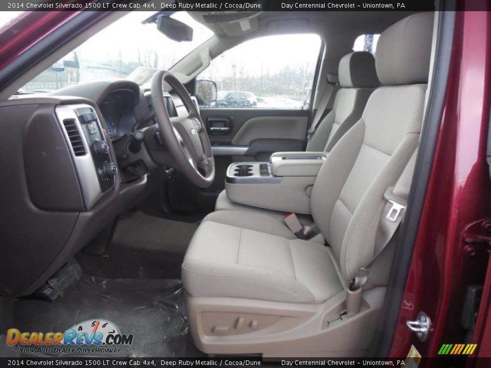 2014 Chevrolet Silverado 1500 LT Crew Cab 4x4 Deep Ruby Metallic / Cocoa/Dune Photo #14