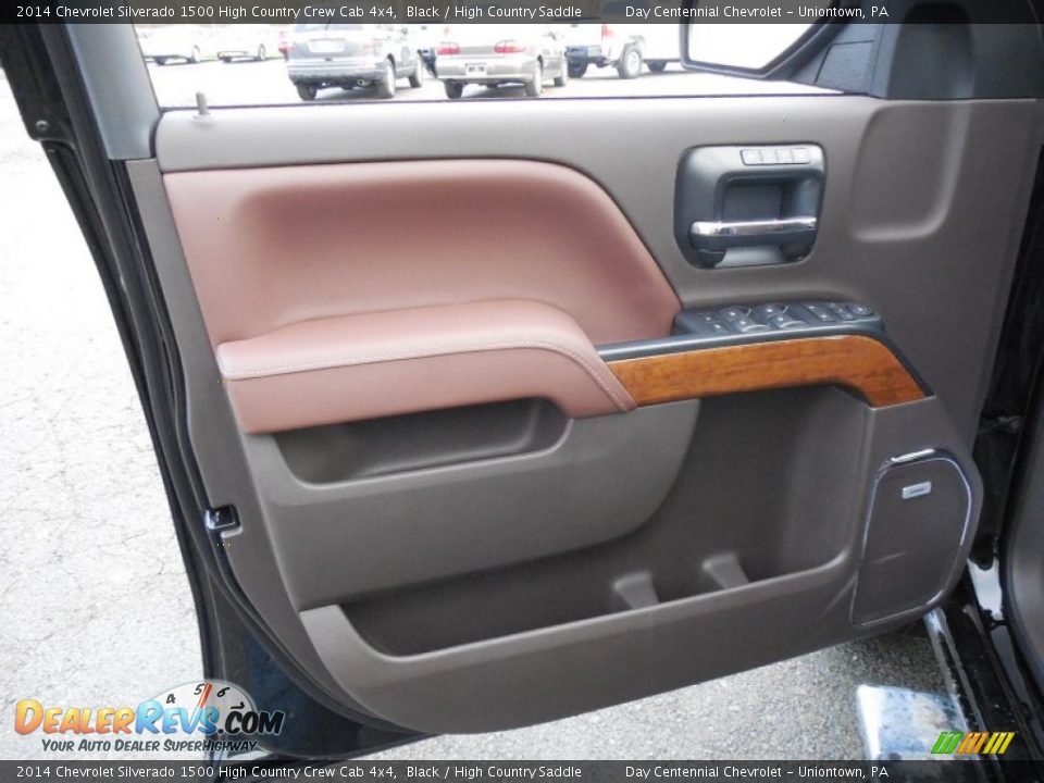 2014 Chevrolet Silverado 1500 High Country Crew Cab 4x4 Black / High Country Saddle Photo #13