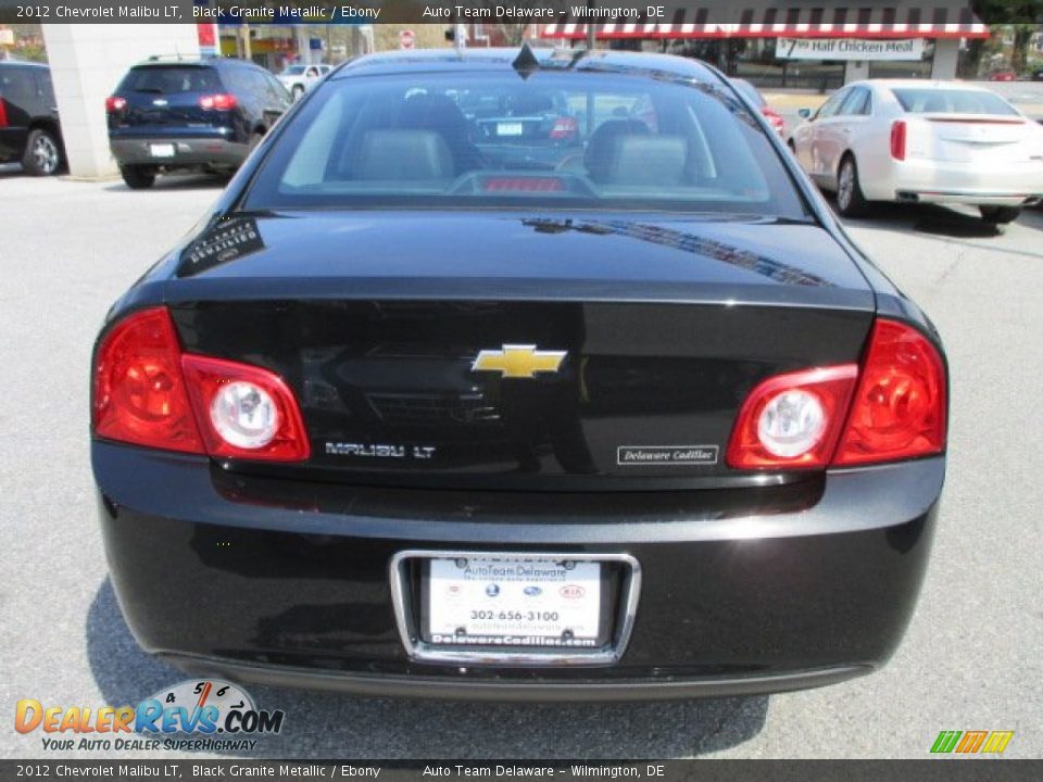 2012 Chevrolet Malibu LT Black Granite Metallic / Ebony Photo #5