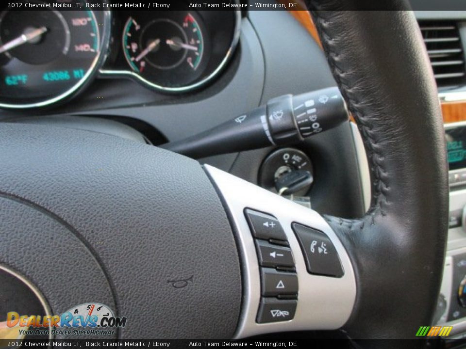 2012 Chevrolet Malibu LT Black Granite Metallic / Ebony Photo #29