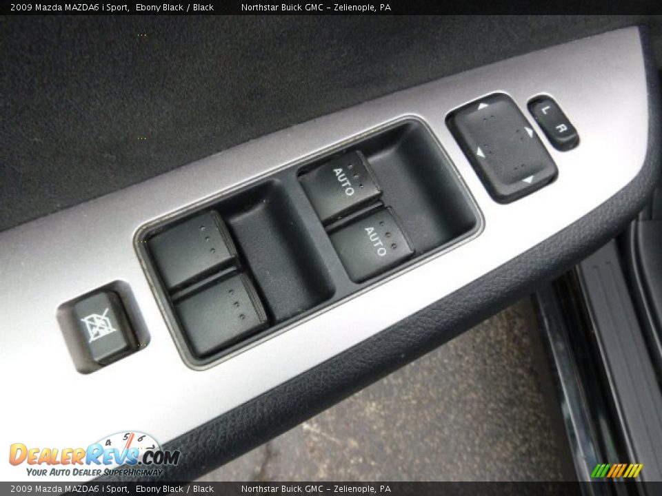 2009 Mazda MAZDA6 i Sport Ebony Black / Black Photo #15