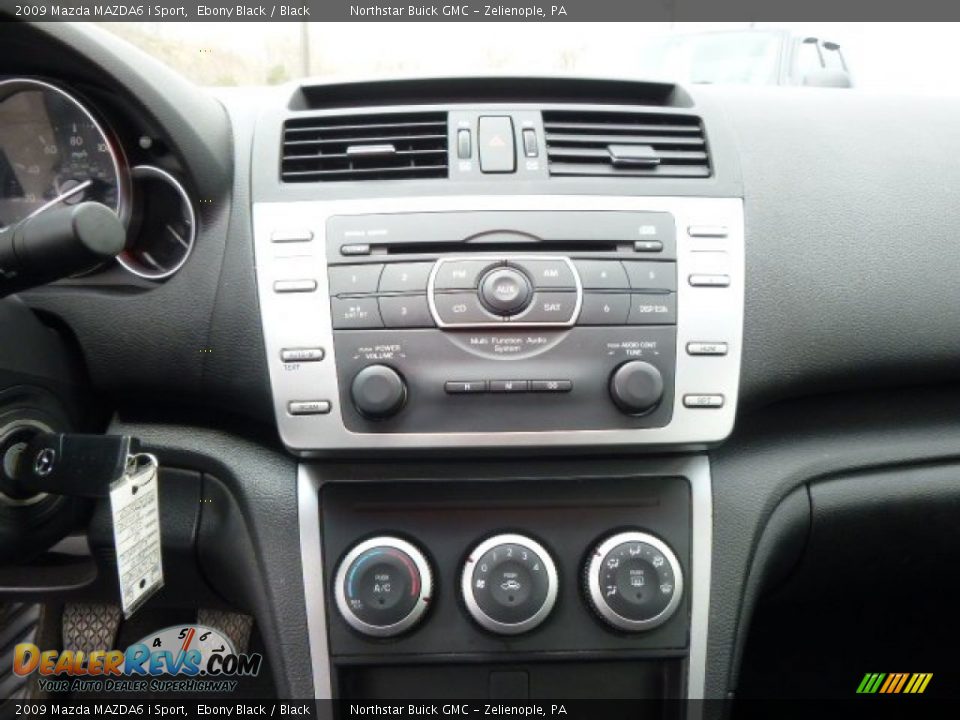 2009 Mazda MAZDA6 i Sport Ebony Black / Black Photo #16