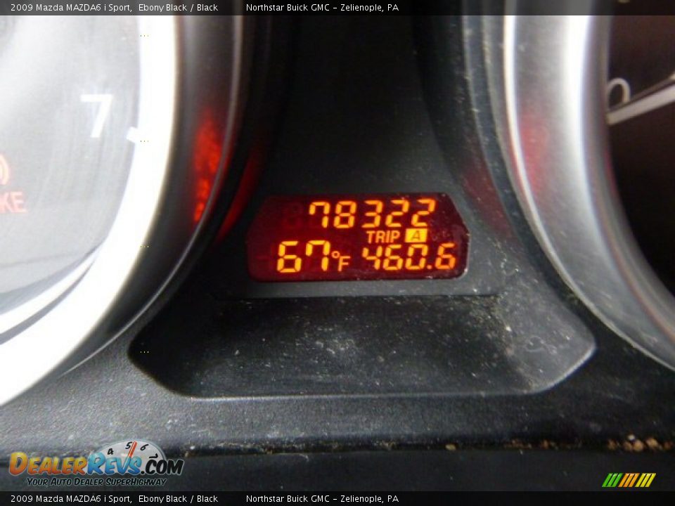 2009 Mazda MAZDA6 i Sport Ebony Black / Black Photo #19