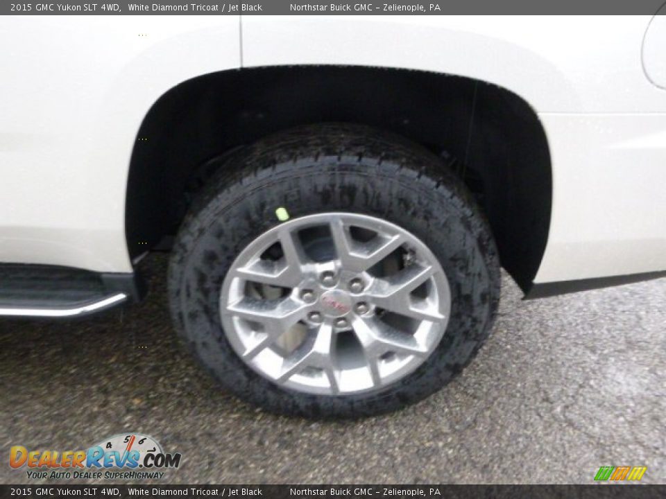 2015 GMC Yukon SLT 4WD White Diamond Tricoat / Jet Black Photo #9