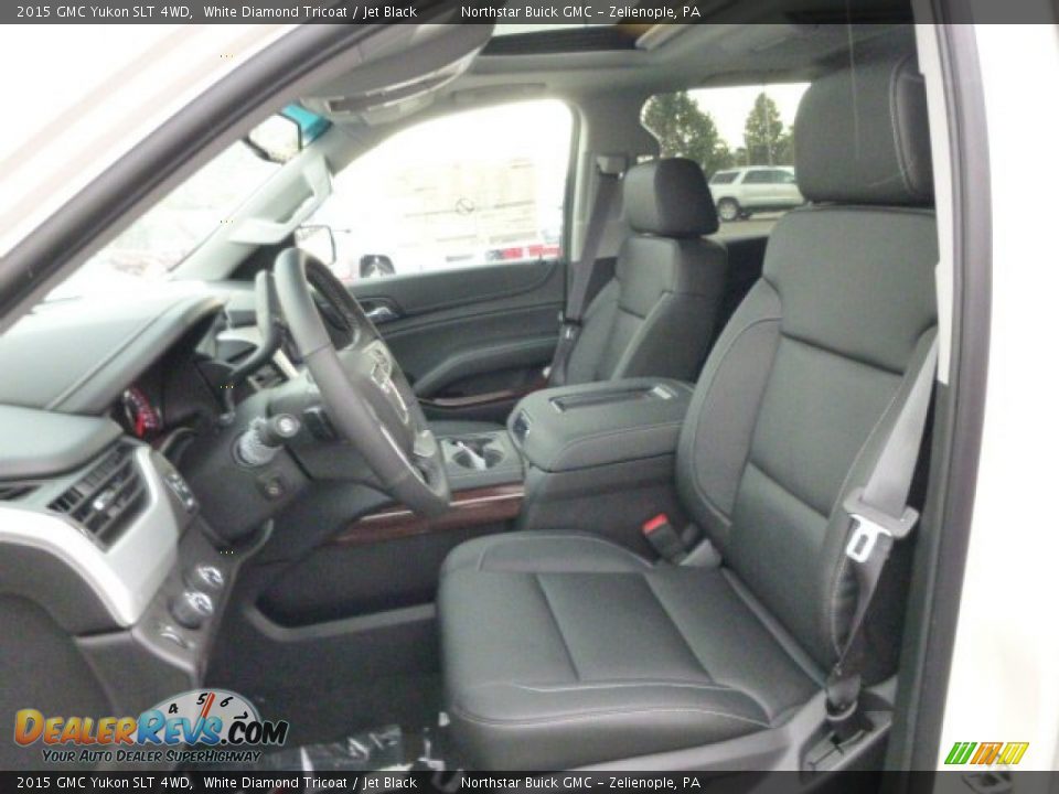 2015 GMC Yukon SLT 4WD White Diamond Tricoat / Jet Black Photo #10