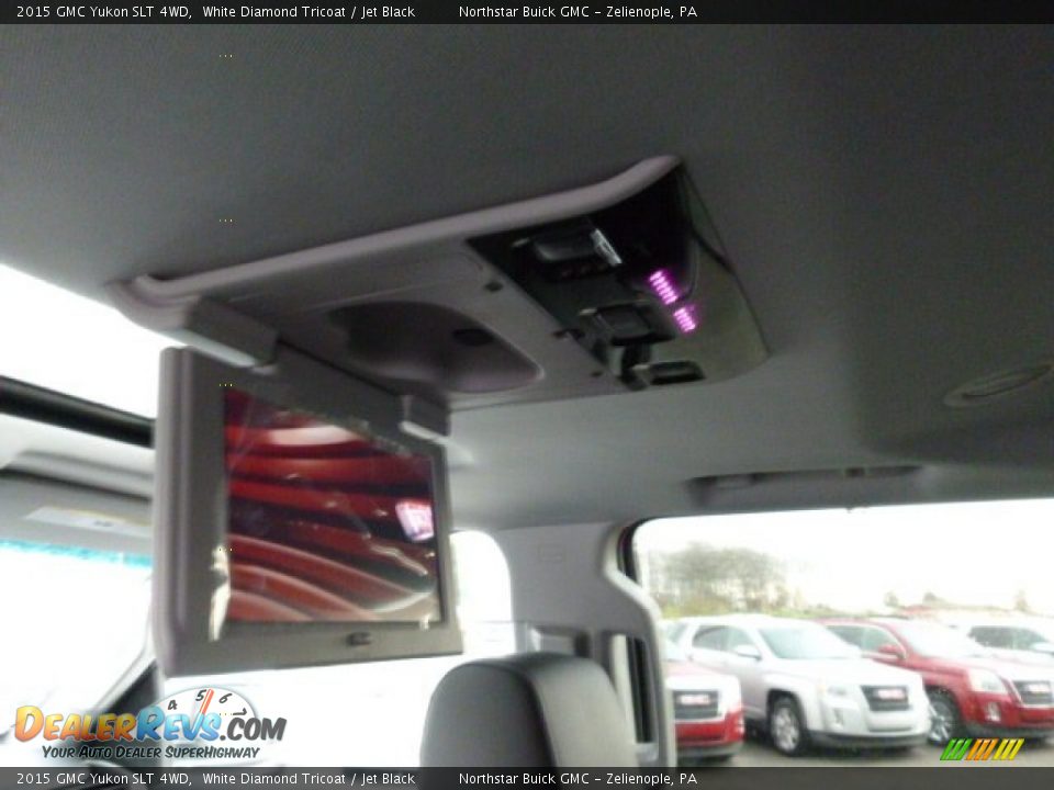 2015 GMC Yukon SLT 4WD White Diamond Tricoat / Jet Black Photo #12