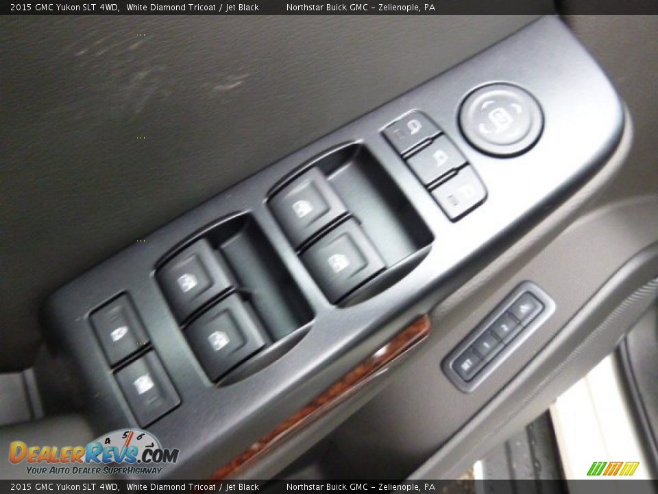 2015 GMC Yukon SLT 4WD White Diamond Tricoat / Jet Black Photo #14