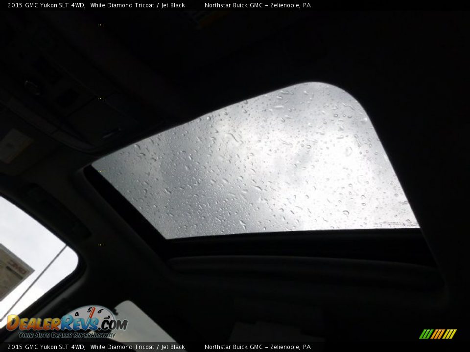 2015 GMC Yukon SLT 4WD White Diamond Tricoat / Jet Black Photo #15