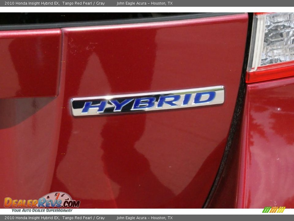 2010 Honda Insight Hybrid EX Tango Red Pearl / Gray Photo #17