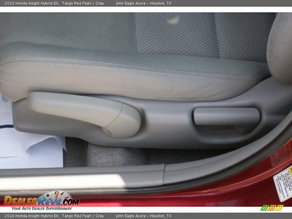 2010 Honda Insight Hybrid EX Tango Red Pearl / Gray Photo #20