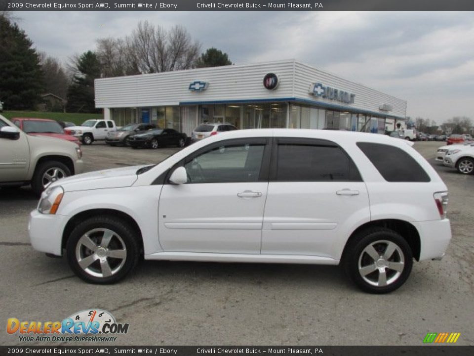 2009 Chevrolet Equinox Sport AWD Summit White / Ebony Photo #2