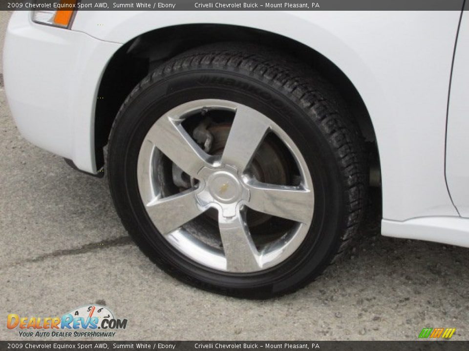 2009 Chevrolet Equinox Sport AWD Summit White / Ebony Photo #3