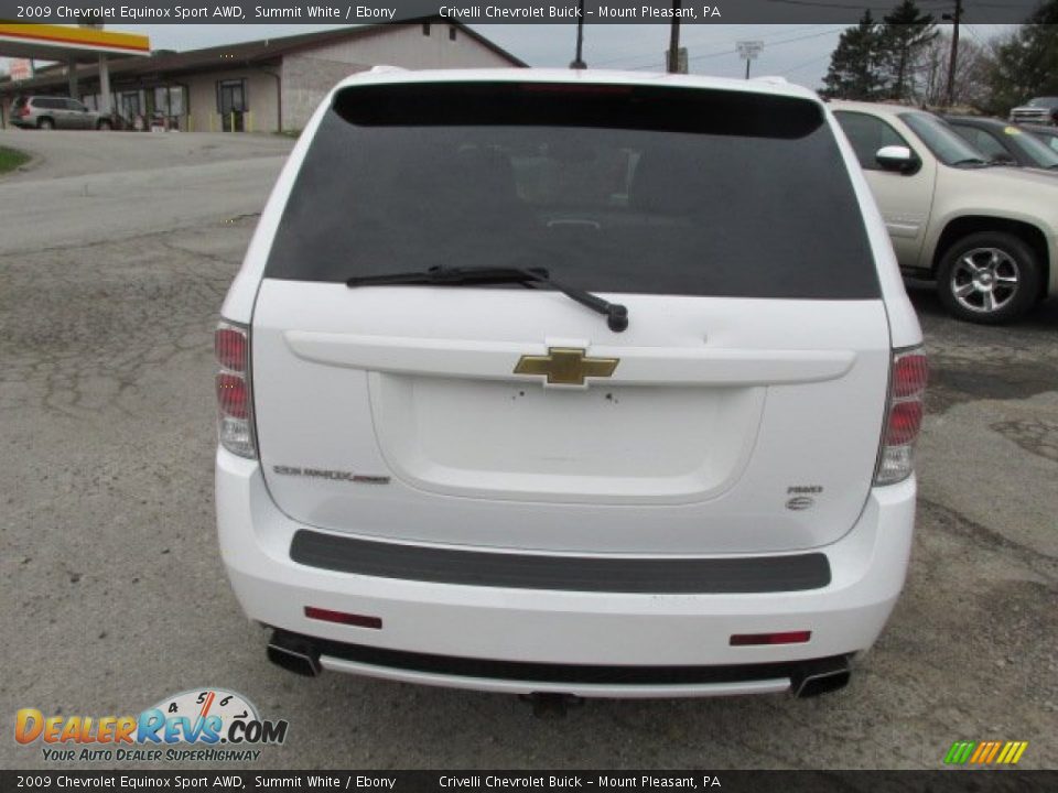 2009 Chevrolet Equinox Sport AWD Summit White / Ebony Photo #6