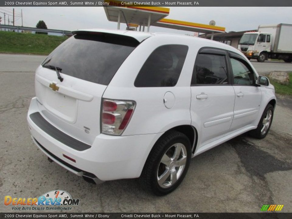 2009 Chevrolet Equinox Sport AWD Summit White / Ebony Photo #8