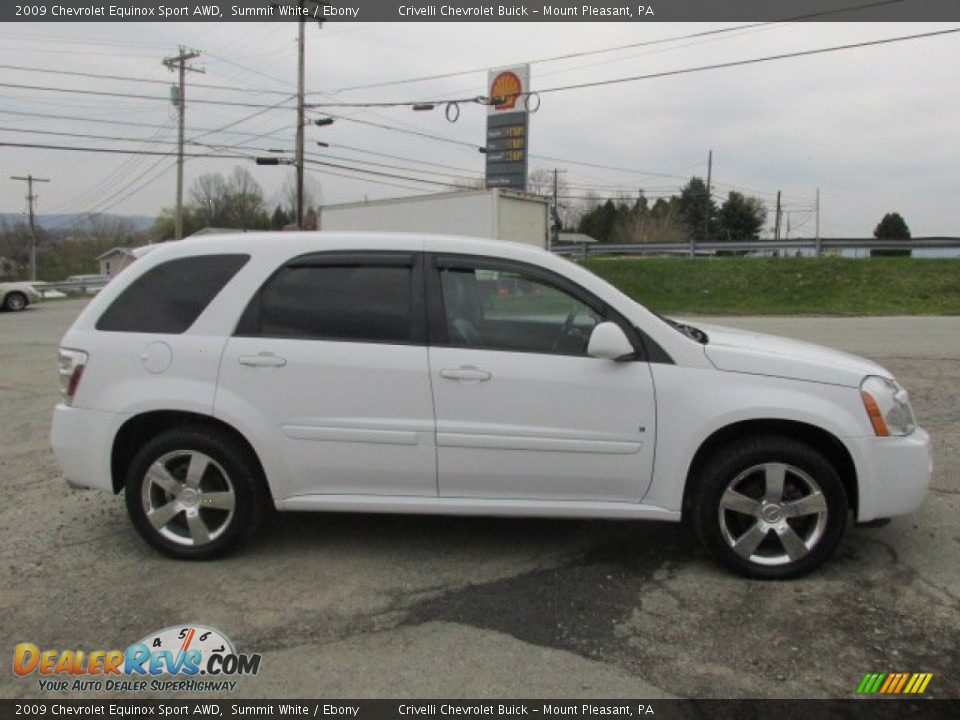 2009 Chevrolet Equinox Sport AWD Summit White / Ebony Photo #9