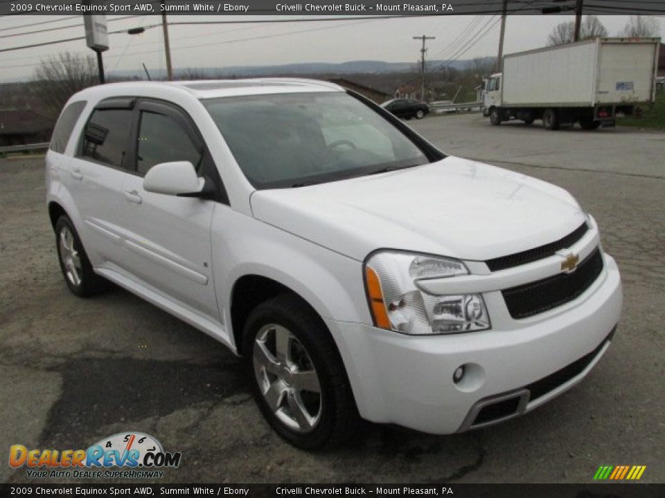 2009 Chevrolet Equinox Sport AWD Summit White / Ebony Photo #10