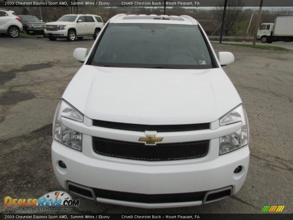 2009 Chevrolet Equinox Sport AWD Summit White / Ebony Photo #11