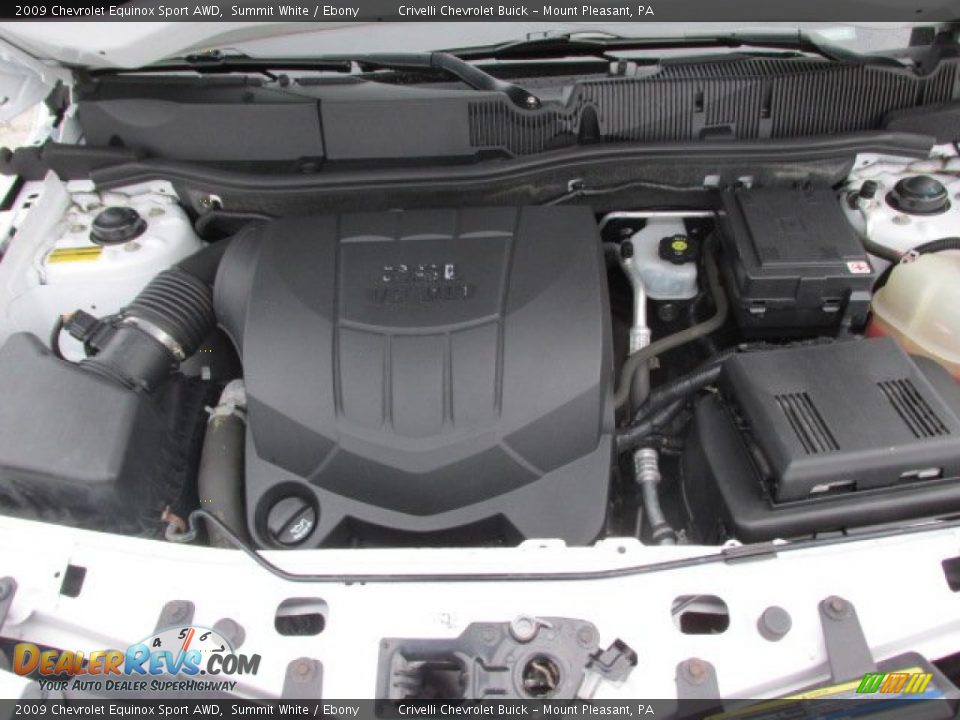 2009 Chevrolet Equinox Sport AWD Summit White / Ebony Photo #13