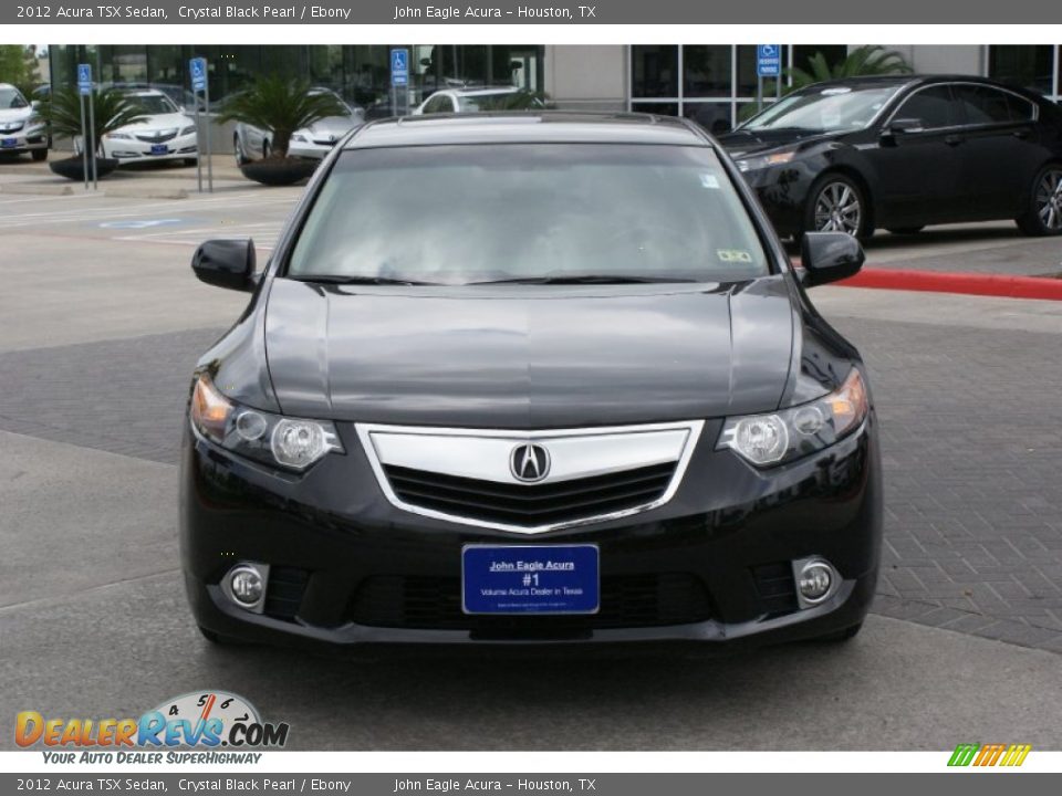 2012 Acura TSX Sedan Crystal Black Pearl / Ebony Photo #3