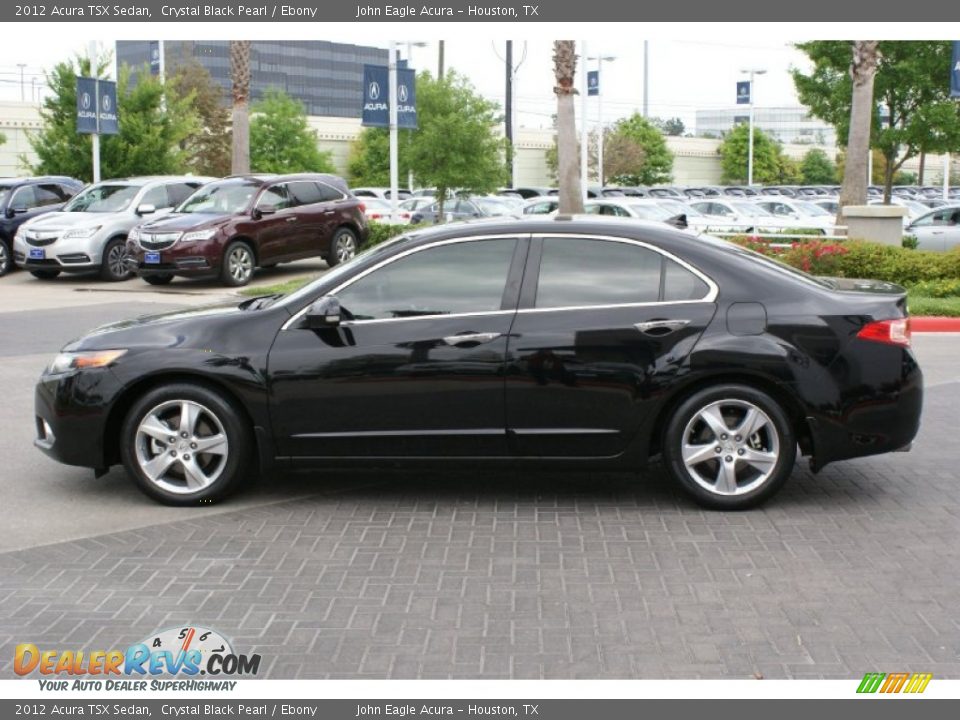 2012 Acura TSX Sedan Crystal Black Pearl / Ebony Photo #5