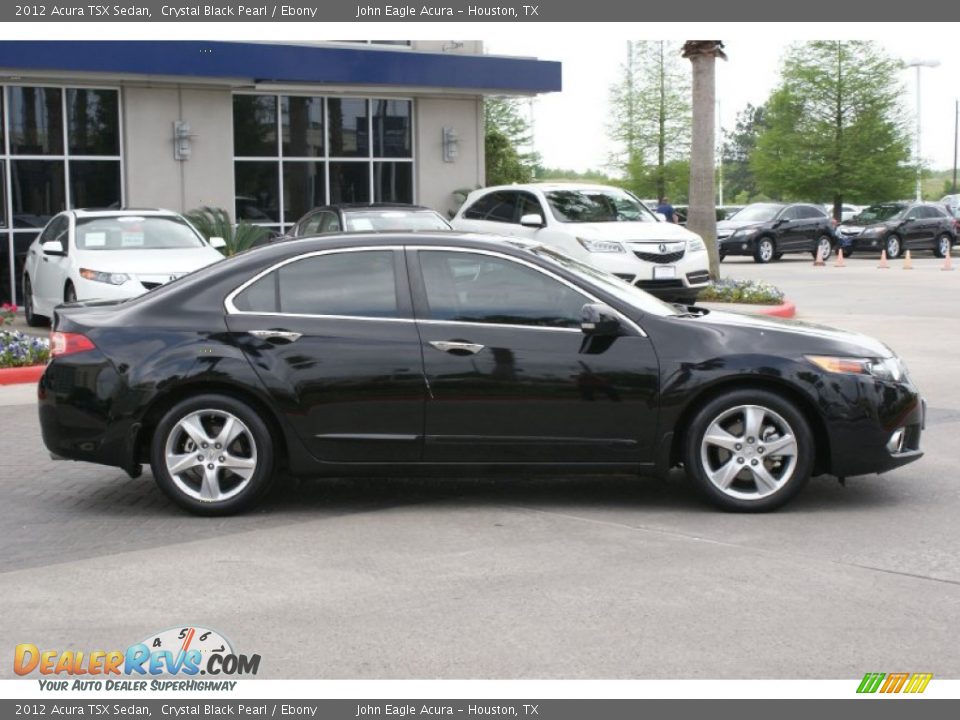 2012 Acura TSX Sedan Crystal Black Pearl / Ebony Photo #6