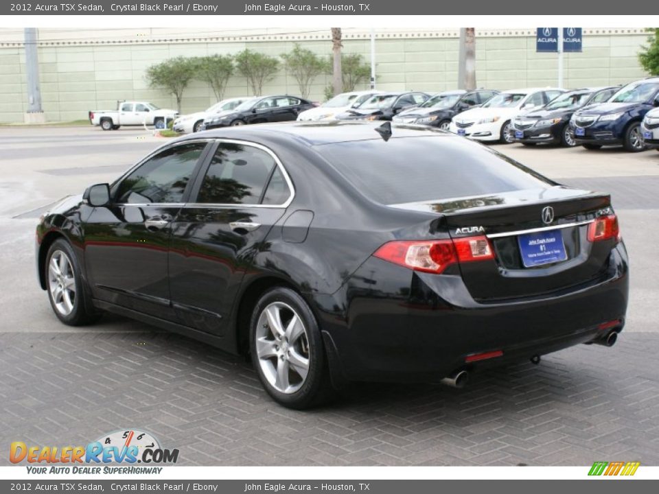 2012 Acura TSX Sedan Crystal Black Pearl / Ebony Photo #7